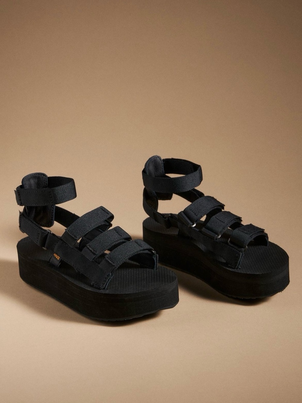 Teva women’s Black Strappy Sandals - Picture 2 of 5